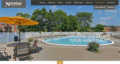 Desktop Screenshot of norstarapartments.com